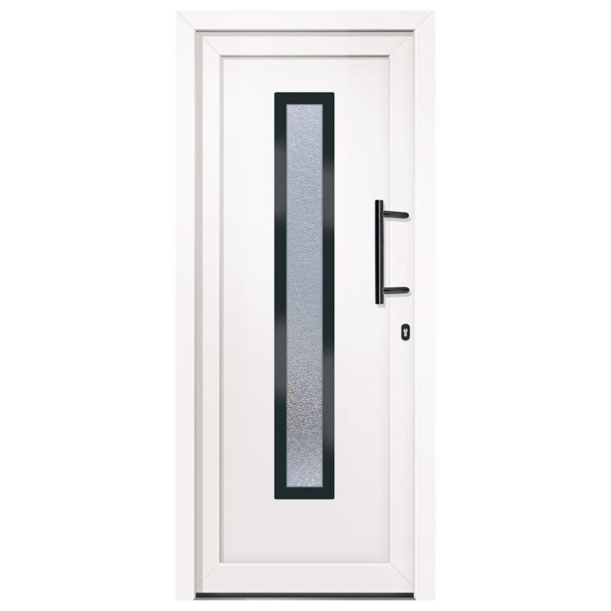VIDAXL Porte d'entree Blanc 88x200 cm PVC