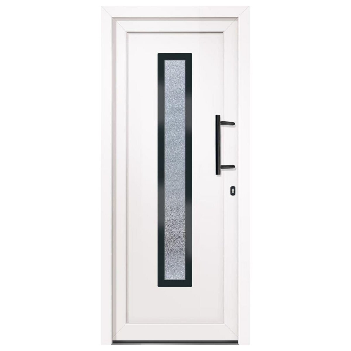 VIDAXL Porte d'entree Blanc 88x200 cm PVC