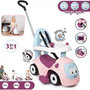 Voir la diapositive 2 : SMOBY Porteur Trotteur Smoby -  Maestro Balade Rose - Pour Enfant Des 6 Mois - Evolutif - Roues Silencieuses - Klaxon