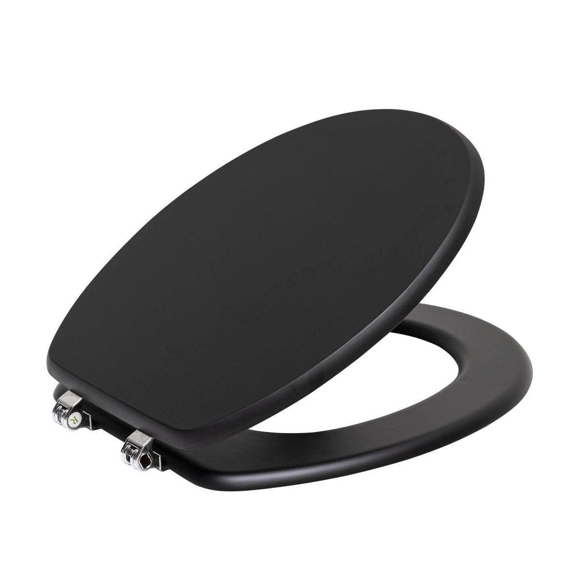 Voir la diapositive 2 : Douceur d'Intérieur Abattant wc uni  matty  46cm noir