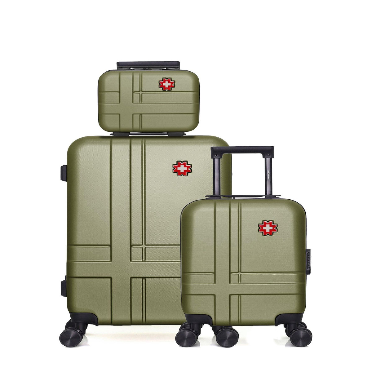 SWISS KOPPER SWISS KOPPER  -  Lot de 3  -  Valise weekend , valise cabine XXS et vanity USTER