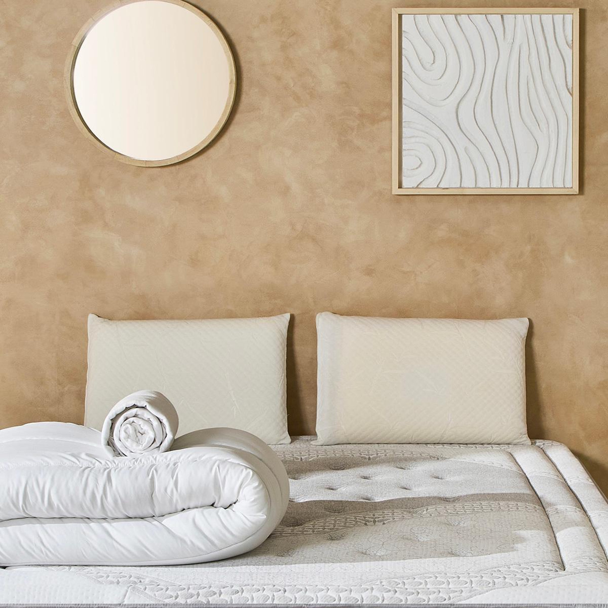 Voir la diapositive 6 : NUIT DE COTON Nuit de coton | pack prêt à dormir serenade | matelas ressorts ensachés + sommier + accessoires