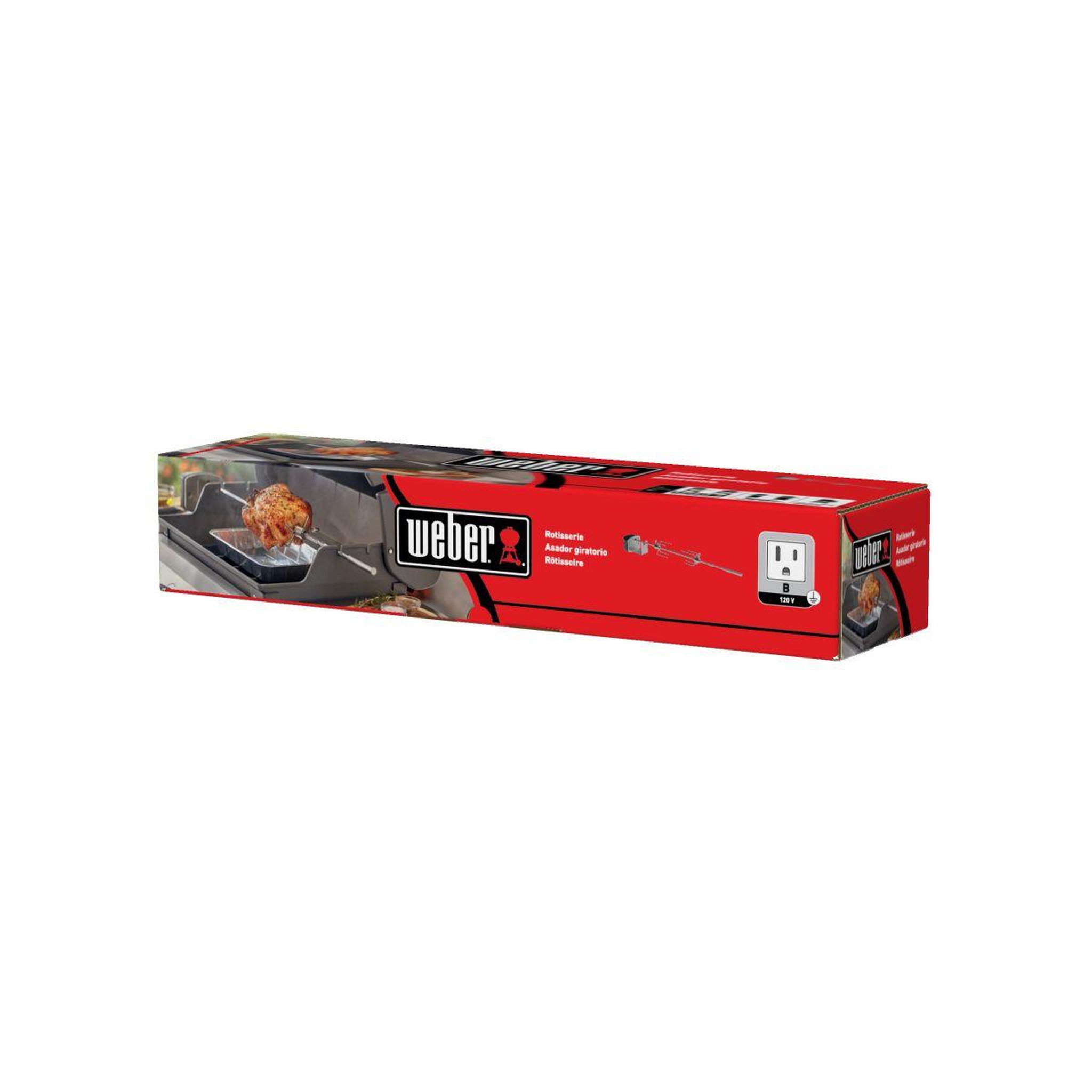 Voir la diapositive 4 : Weber Tourne broche barbecue spirit et barbecue pellet 3400261