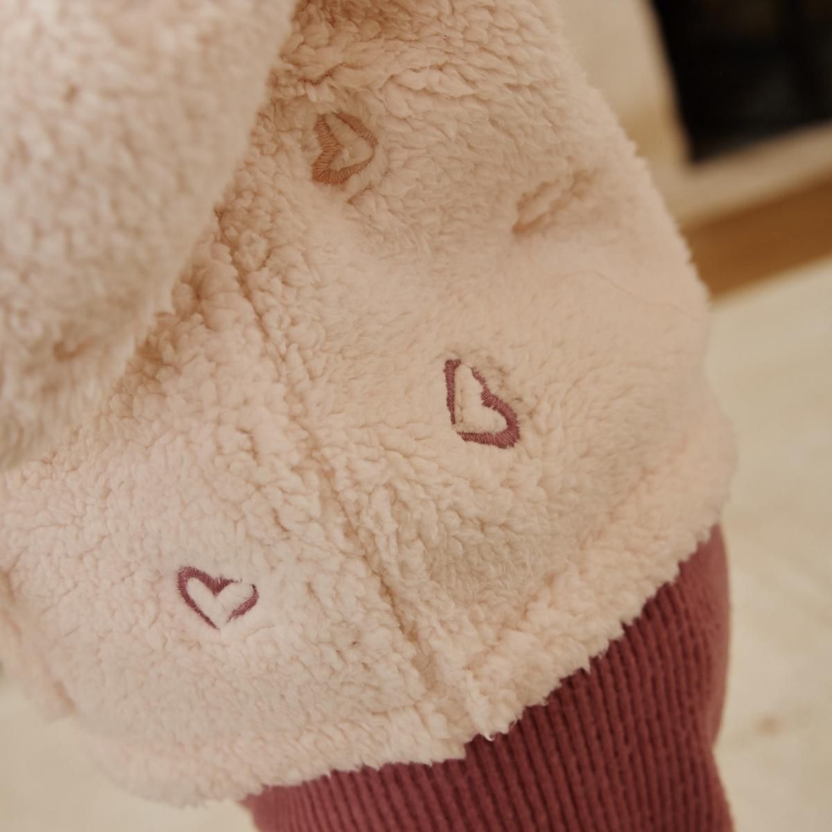 Petit Béguin Sweat-shirt enfant en sherpa Matcha