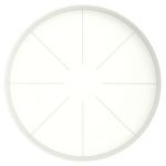 GARDENSTAR Soucoupe 12 cm pour pot horticole D17 cm blanc crème