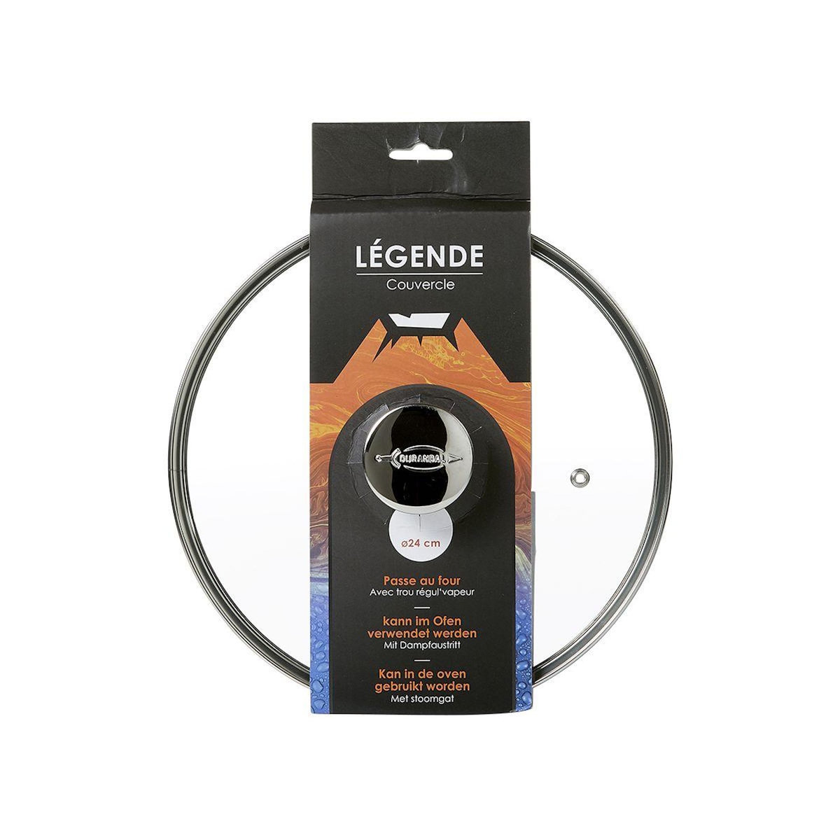 Durandal Couvercle universel 24cm Legende en verre