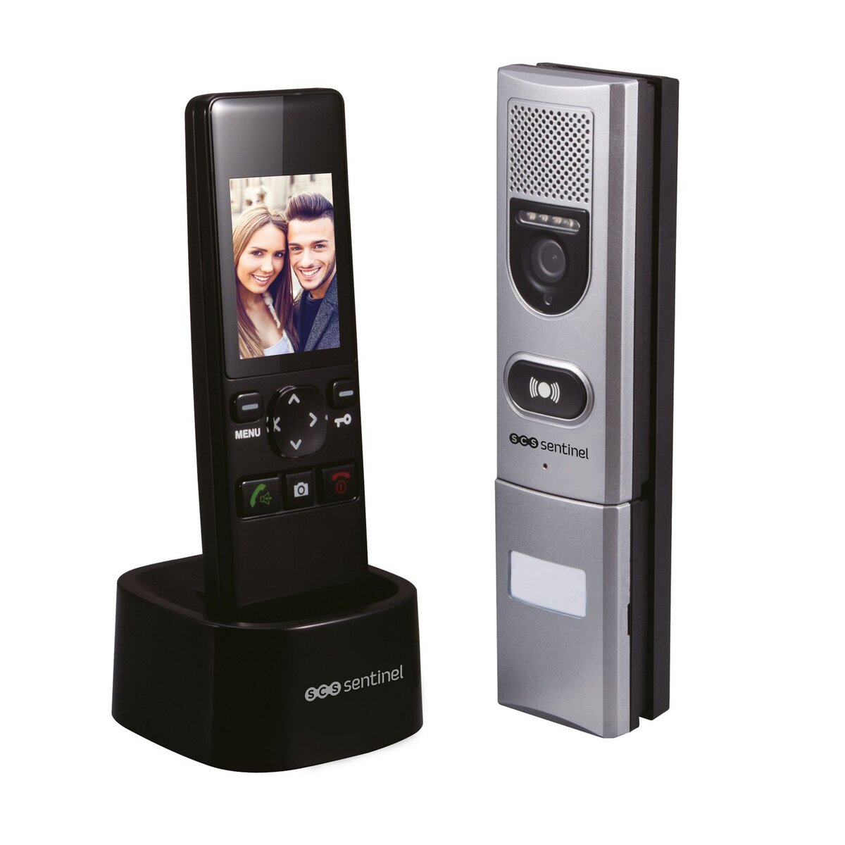 SCS SENTINEL Interphone vidéo sans fil portée 200 m - VisioPhone 200