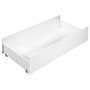 Voir la diapositive 1 : BABY PRICE  Tiroir pour lit combiné Evolutif SCANDI, coloris blanc 