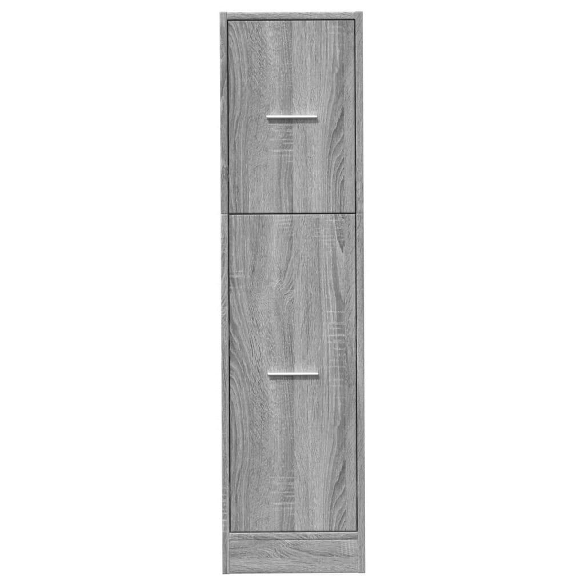 Voir la diapositive 5 : VIDAXL Armoire apothicaire sonoma gris 30x41x118 cm bois d'ingenierie