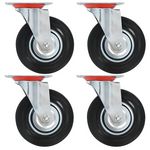 VIDAXL Roulettes pivotantes 4 pcs 125 mm