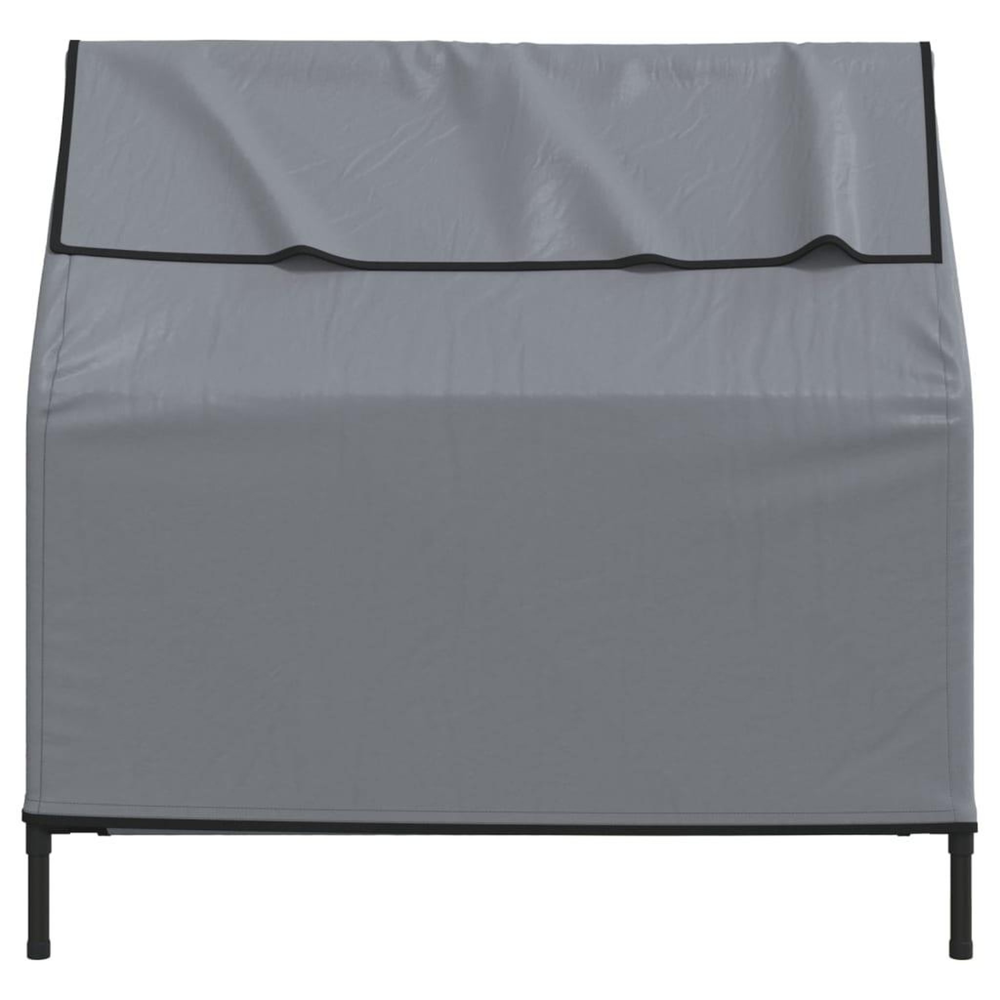 Voir la diapositive 5 : VIDAXL Niche pour chien gris clair tissu oxford et acier