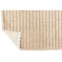Voir la diapositive 2 : Paris Prix Plaid Design Uni  Corduroy  130x180cm Beige