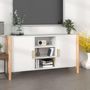 Voir la diapositive 1 : VIDAXL Buffet Blanc 107x38x60 cm Bois d'ingenierie