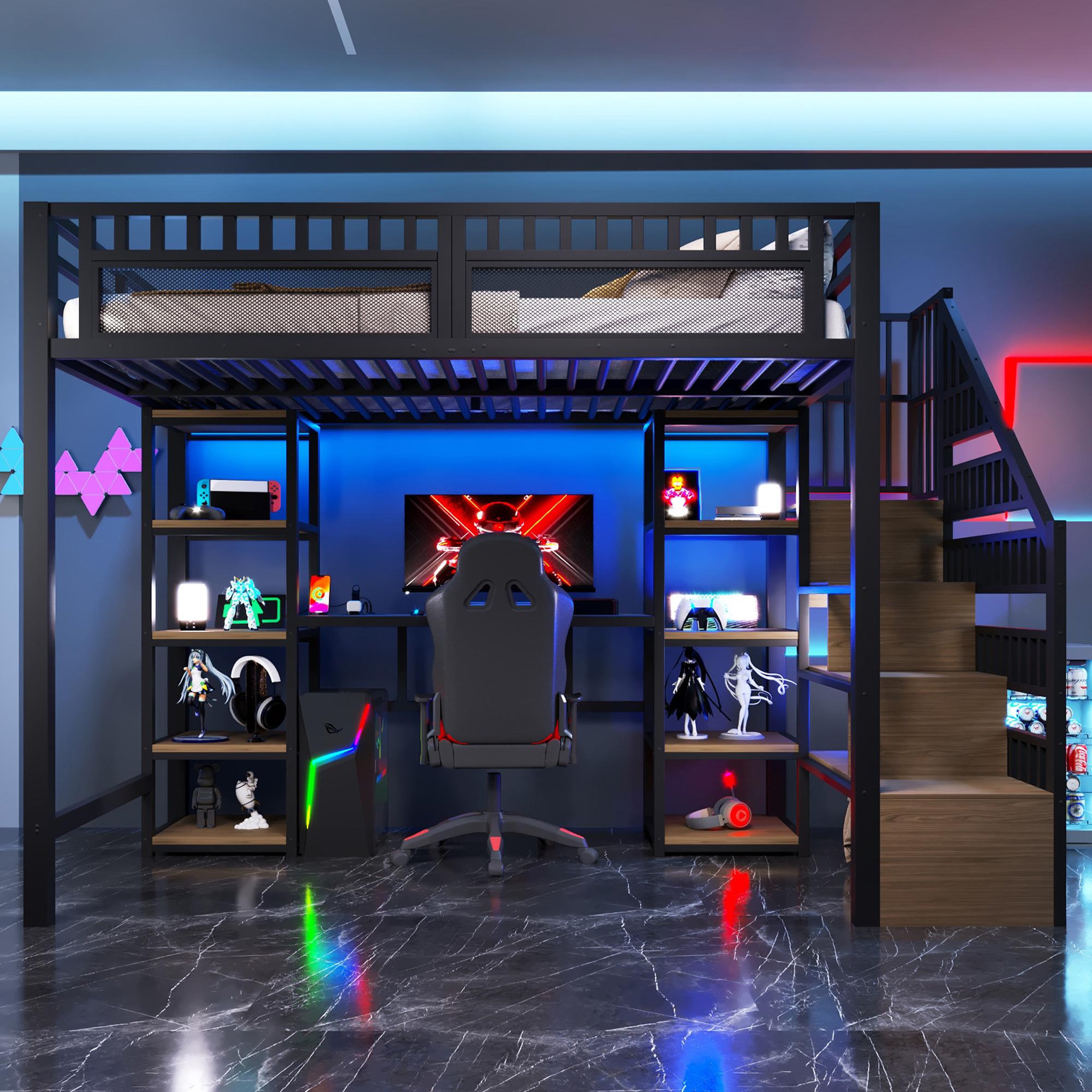 Voir la diapositive 2 : MERAX Lit mezzanine