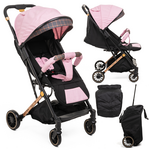 BEBELISSIMO Bebelissimo - Poussette bébé Citadine Ultra Compacte - De 0 à 36 mois - Nola - rose