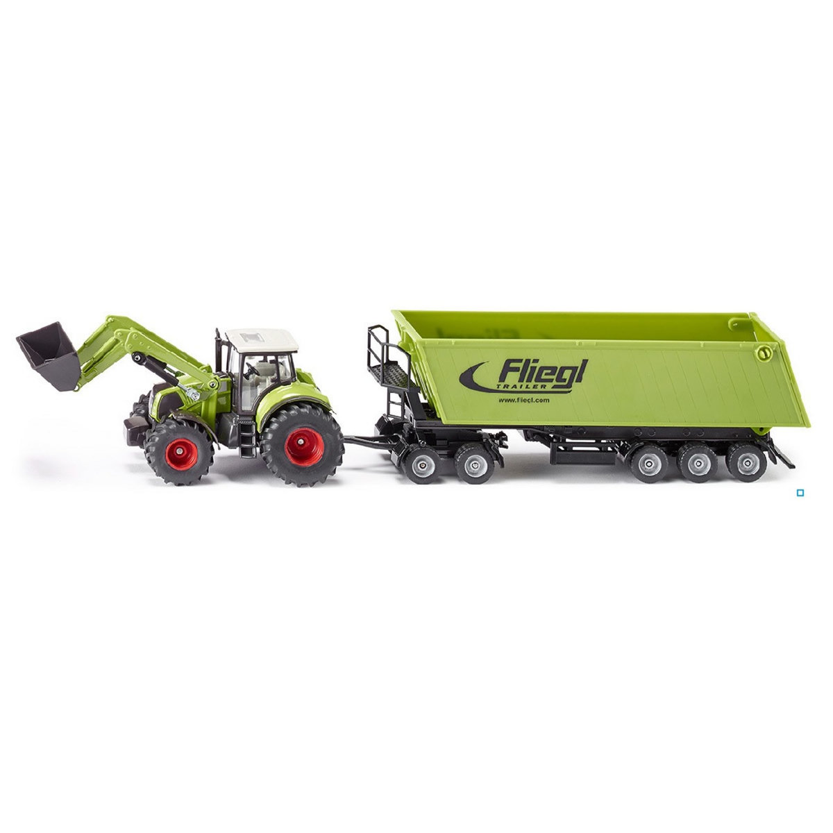 Tracteur avec Chargeur Frontal, Dolly et Benne Basculante