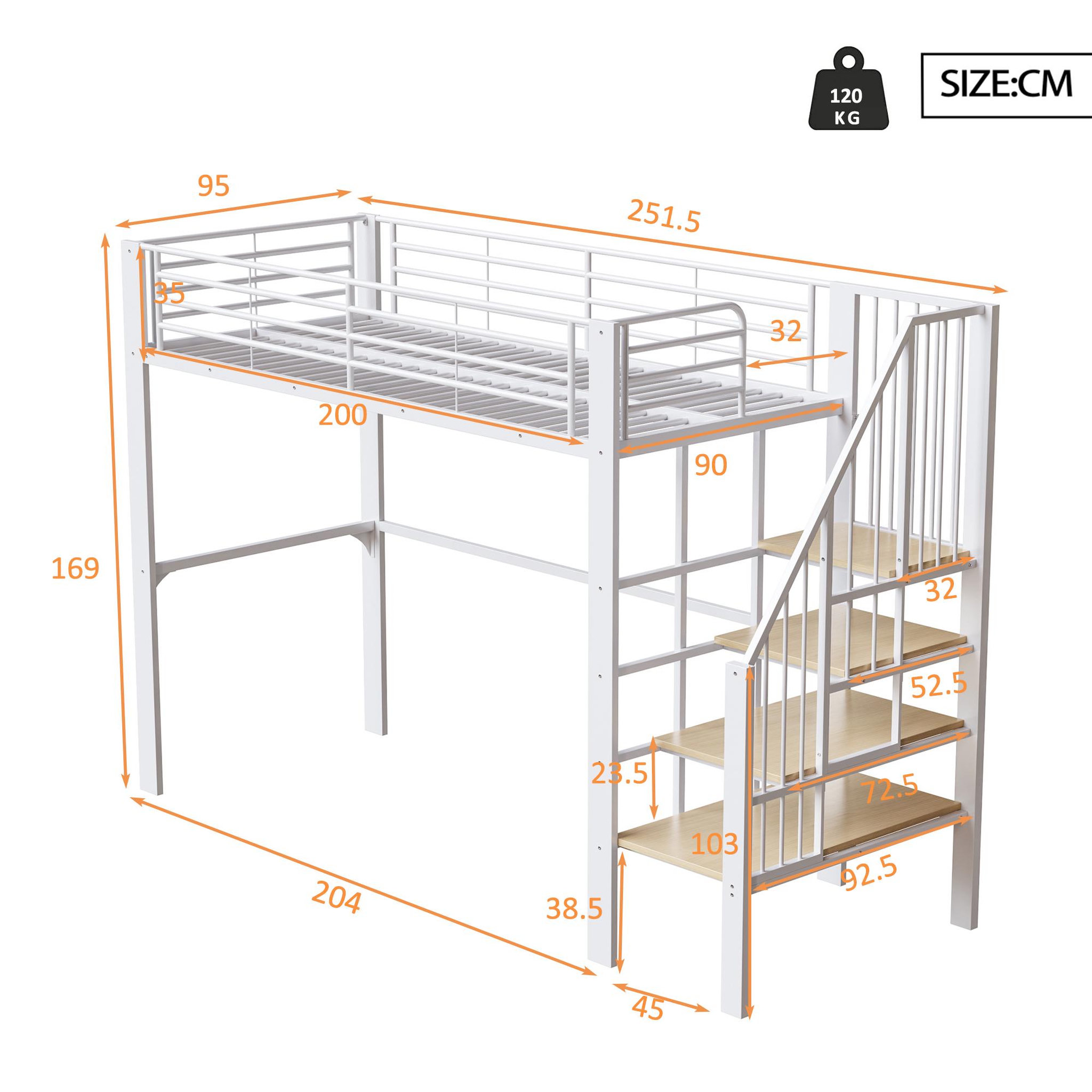 Voir la diapositive 3 : MERAX Lit mezzanine