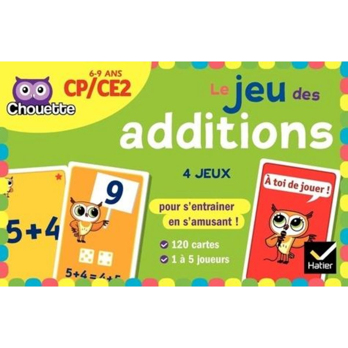 LE JEU DES ADDITIONS CP/CE2. 4 JEUX POUR S'ENTRAINER EN S'AMUSANT ! AVEC 120 CARTES, Domergue Lucie