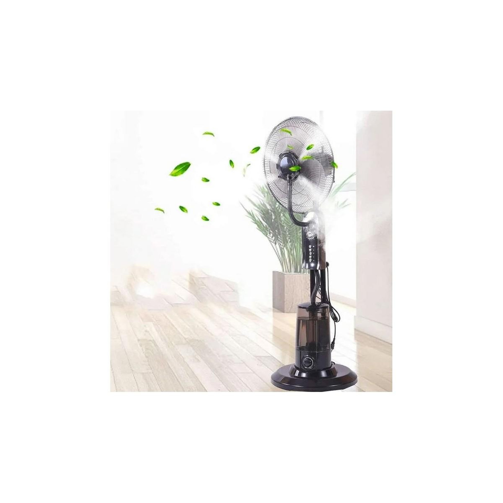 Voir la diapositive 3 : NIKLAS Rafraîchisseur d'Air Brumisateur sur Pied Nebula Fan - 75 W, Réservoir 3,2 L, Oscillation 90°, 3 Vitesses Niklas