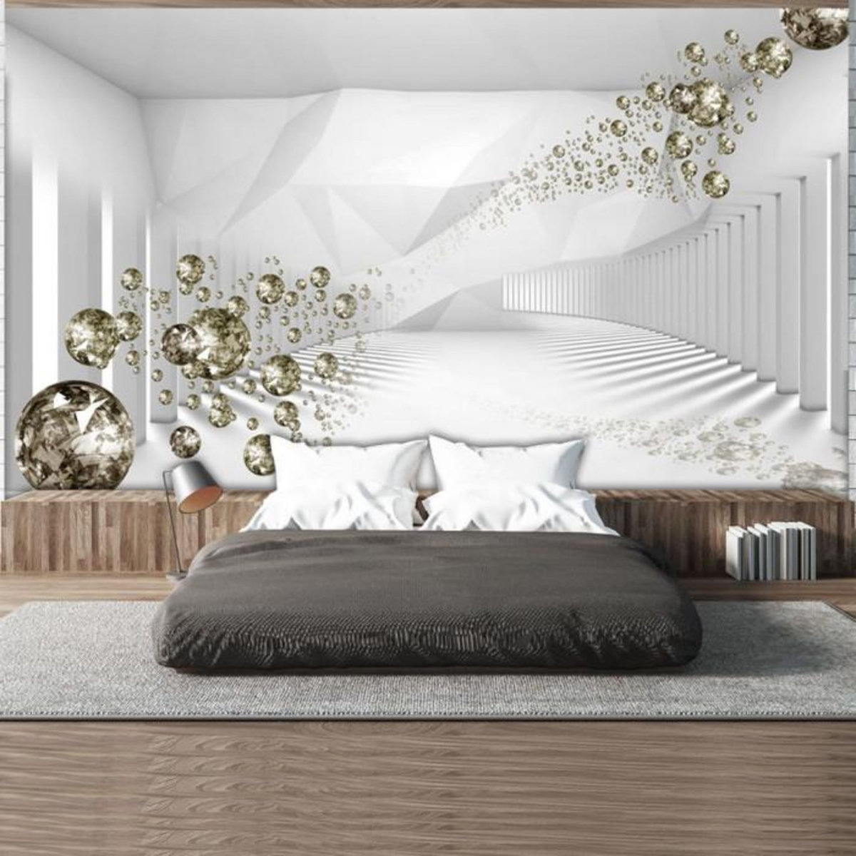 Paris Prix Papier Peint XXL  Corridor of Diamonds  280x500cm