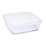 Paris Prix Boîte de Conservation Carrée  Ulko  1,7L Blanc