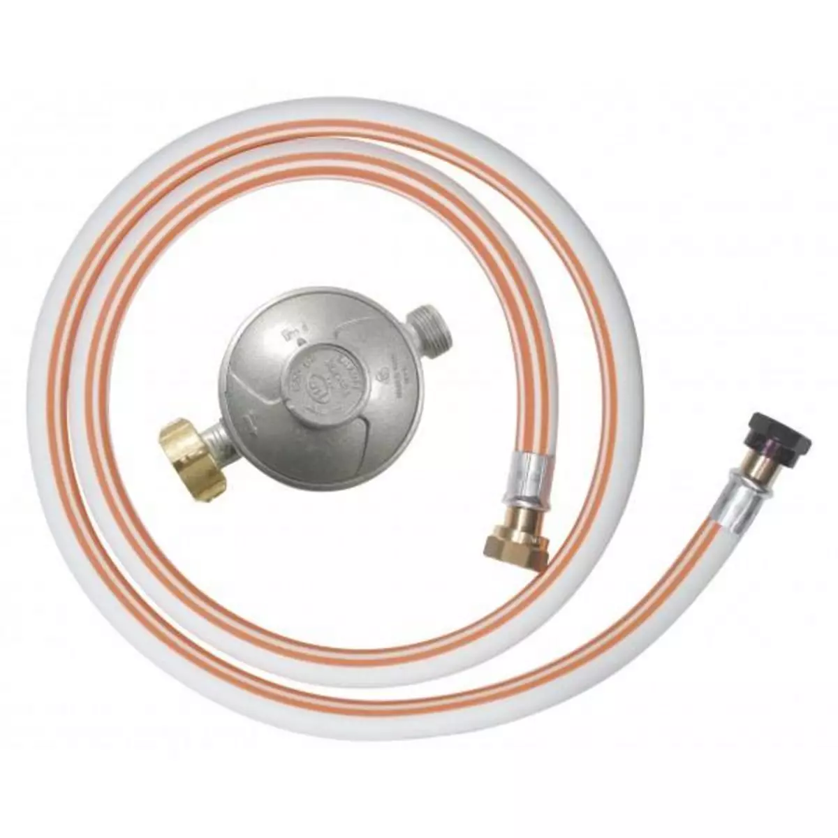 Ribitech Kit tuyau flexible butane avec 1 détendeur, 1 tétine et 1 tuyau flexible 1m50 - dg170tv810/b