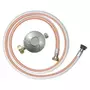 Ribitech Kit tuyau flexible butane avec 1 détendeur, 1 tétine et 1 tuyau flexible 1m50 - dg170tv810/b