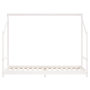 Voir la diapositive 4 : VIDAXL Cadre de lit pour enfants blanc 80x200 cm bois de pin massif