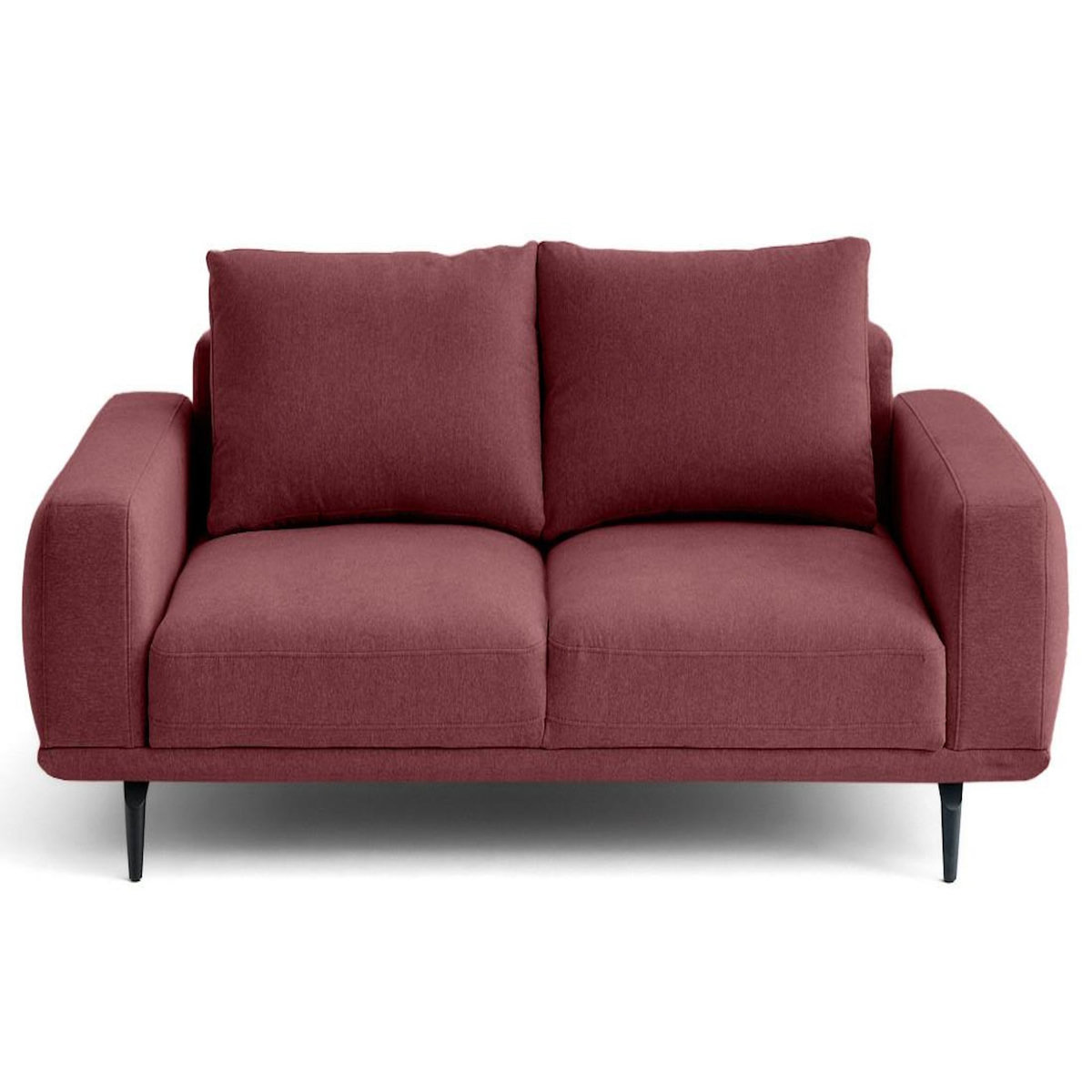 LISA DESIGN Vicence - canapé droit 2 places en tissu