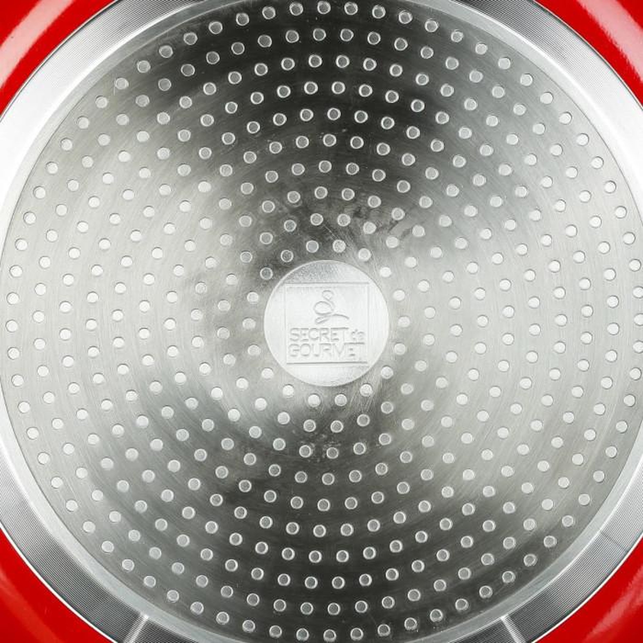 Voir la diapositive 3 : FIVE Poêle en Aluminium  Essentielle  30cm Rouge