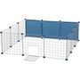 Voir la diapositive 6 : Zolux Enclos modulable - ZOLUX - Neo park - Parc pour petits animaux - Cochin d'inde - 105X105X35 - 1,10 m²