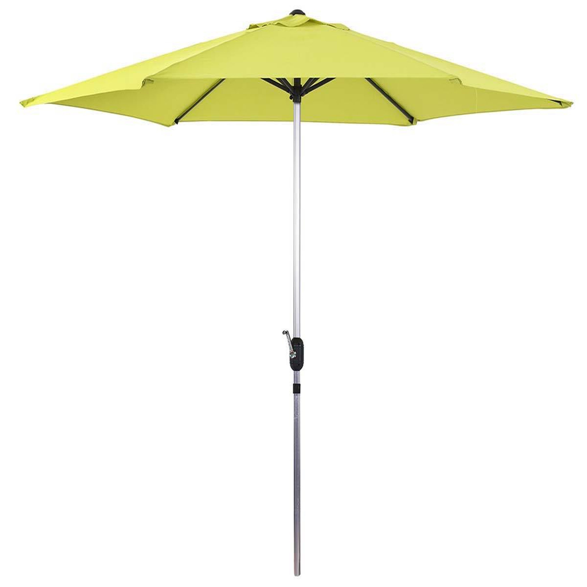 Habitat et Jardin Parasol jardin droit Alu  Sol  - Rond - Ø 3m - Vert
