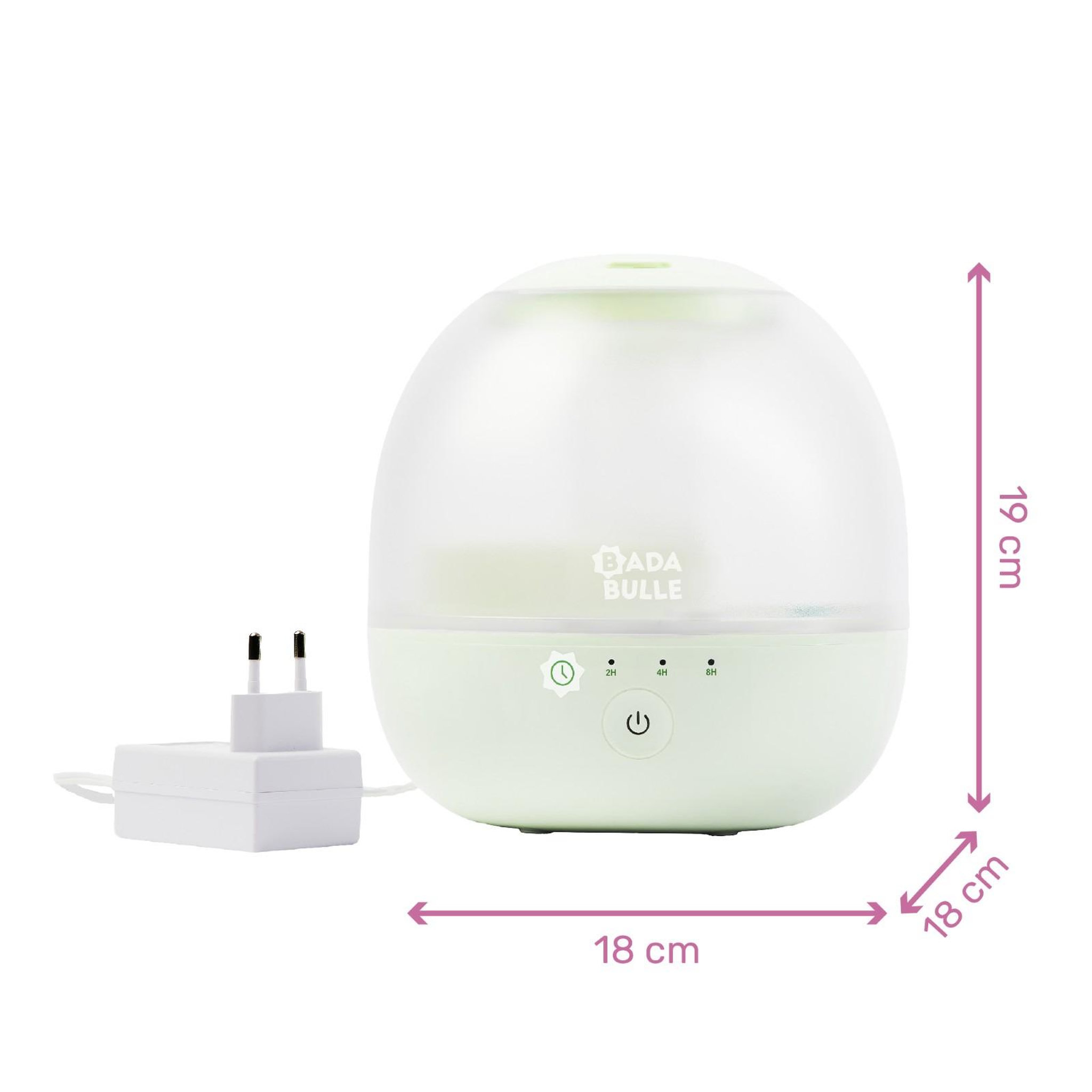 Voir la diapositive 6 : BADABULLE Humidificateur d'air - Veilleuse Bubble Badabulle - 2 en 1 - 2L et 16h d'autonomie