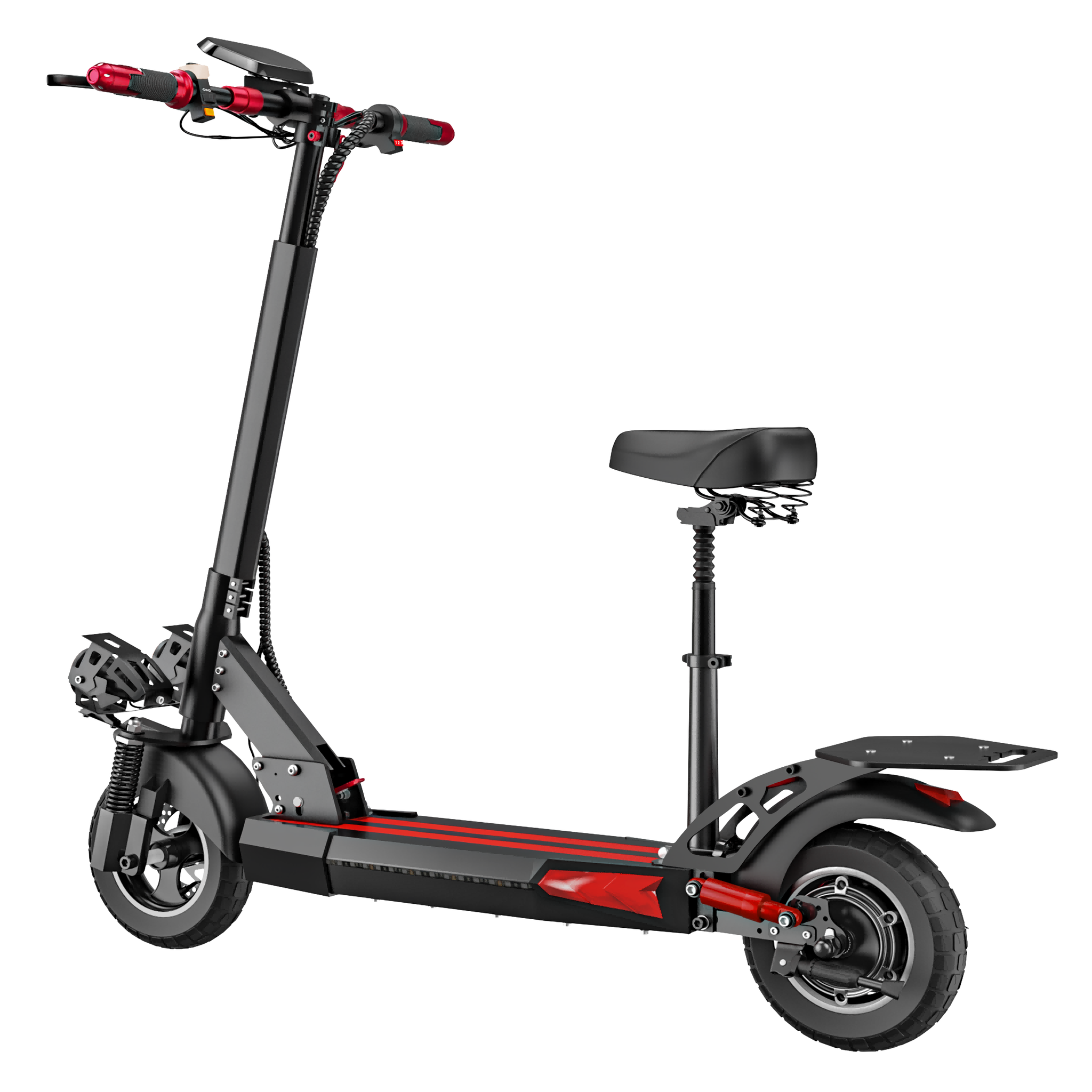 Voir la diapositive 6 : CHEEVALRY Trottinette électrique Chevalry X9 PRO, 10 pouces, batterie 48 V 21 Ah, déverrouillage NFC, noire