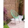 Voir la diapositive 2 : Habitat et Jardin Lot de 2 fauteuils de jardin  Ania  - Vert