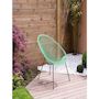 Voir la diapositive 2 : Habitat et Jardin Lot de 2 fauteuils de jardin  Ania  - Vert