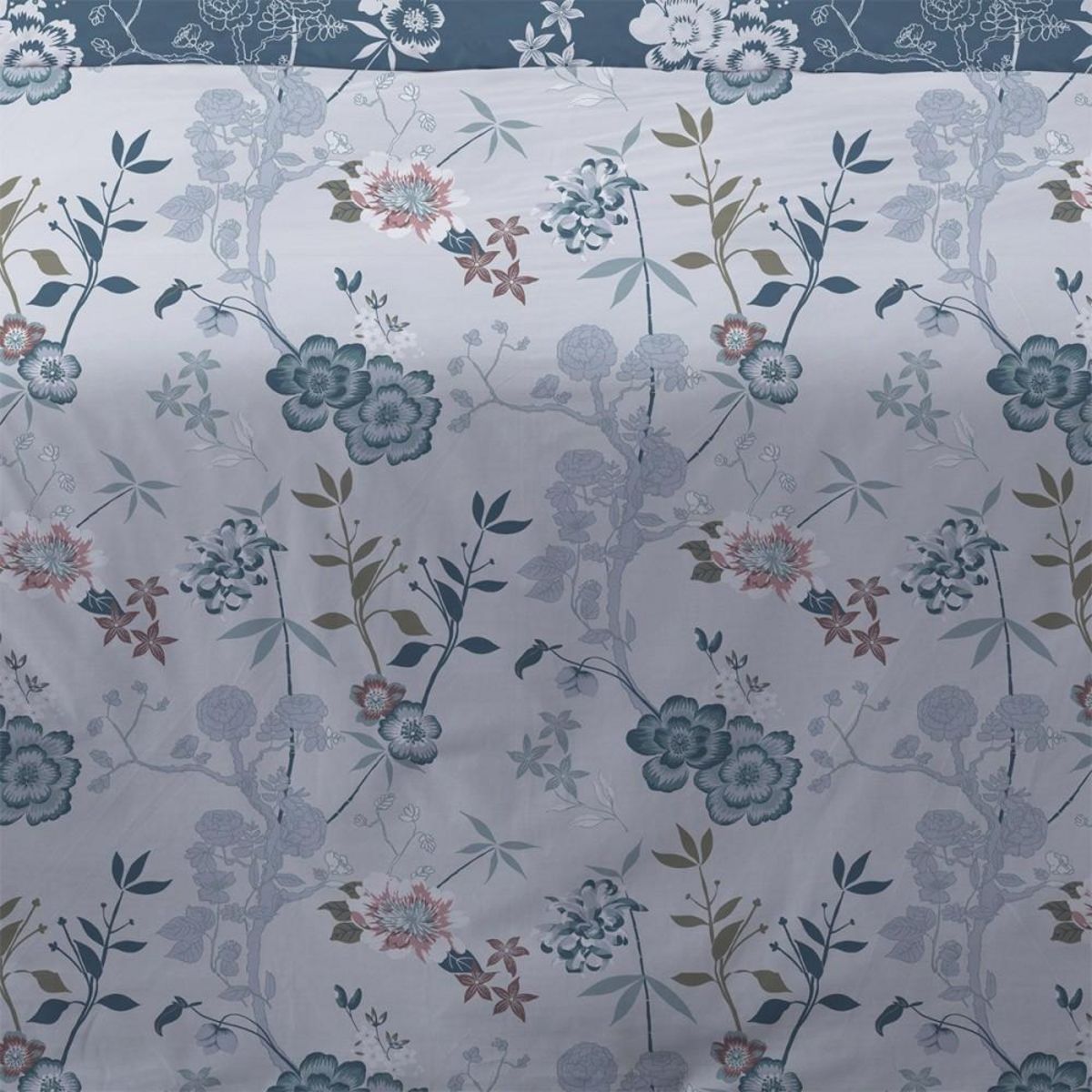 Dourev Housse de couette 240x220 Hana bleu + 2 taies