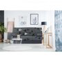 Voir la diapositive 2 : MARKET24 Banquette clic clac 3 places - tissu Bikini gris - Style contemporain - L 190 x P 92 cm - DREAM