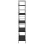 Voir la diapositive 4 : VIDAXL Bibliotheque a 5 niveaux noir 60x27,6x158,5cm bois d'ingenierie