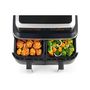 Voir la diapositive 3 : Kitchen chef Friteuse sans huile double 2600w noir - KCPFR84-AIRDUO
