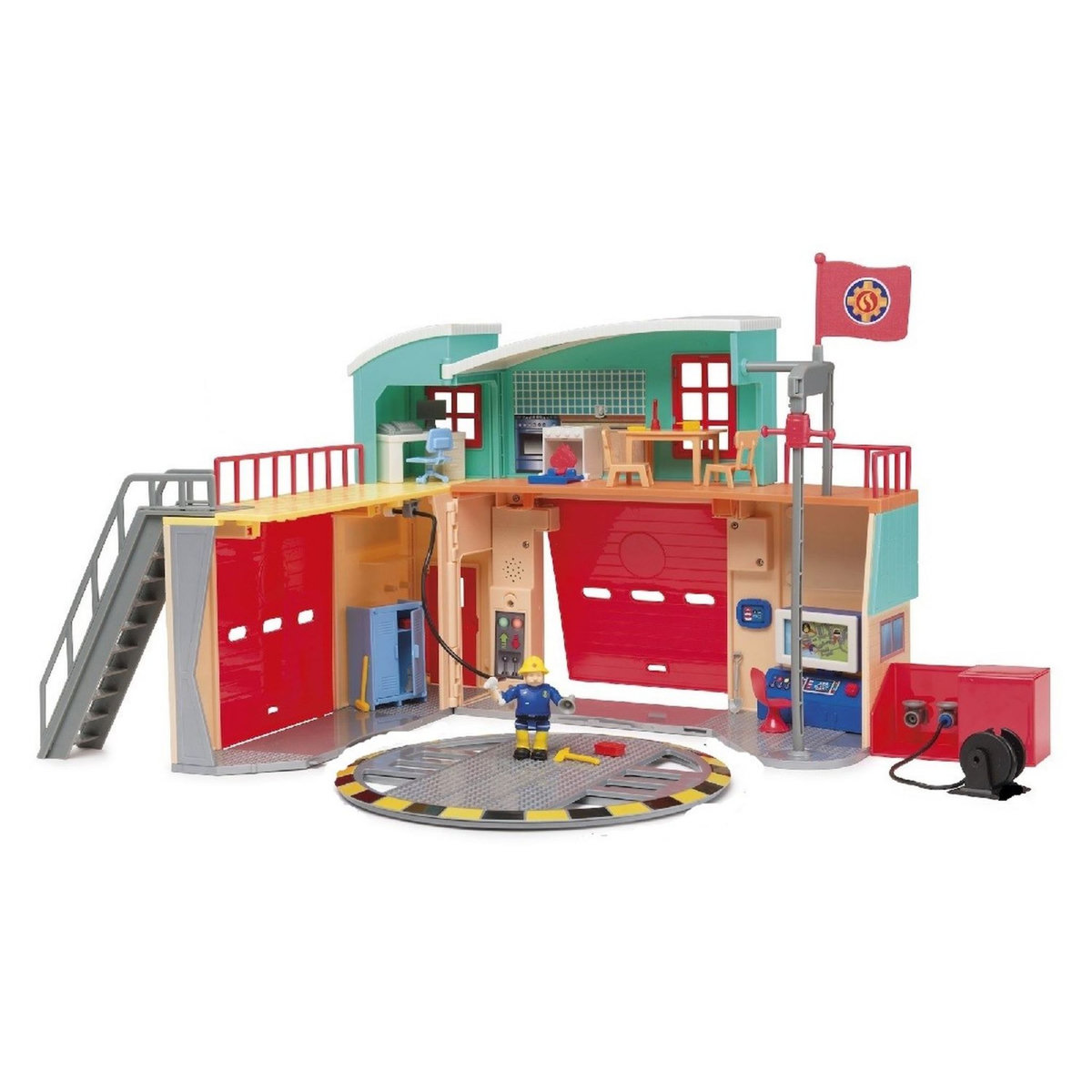 SMOBY La caserne de pompier Pontypandy - Sam le Pompier