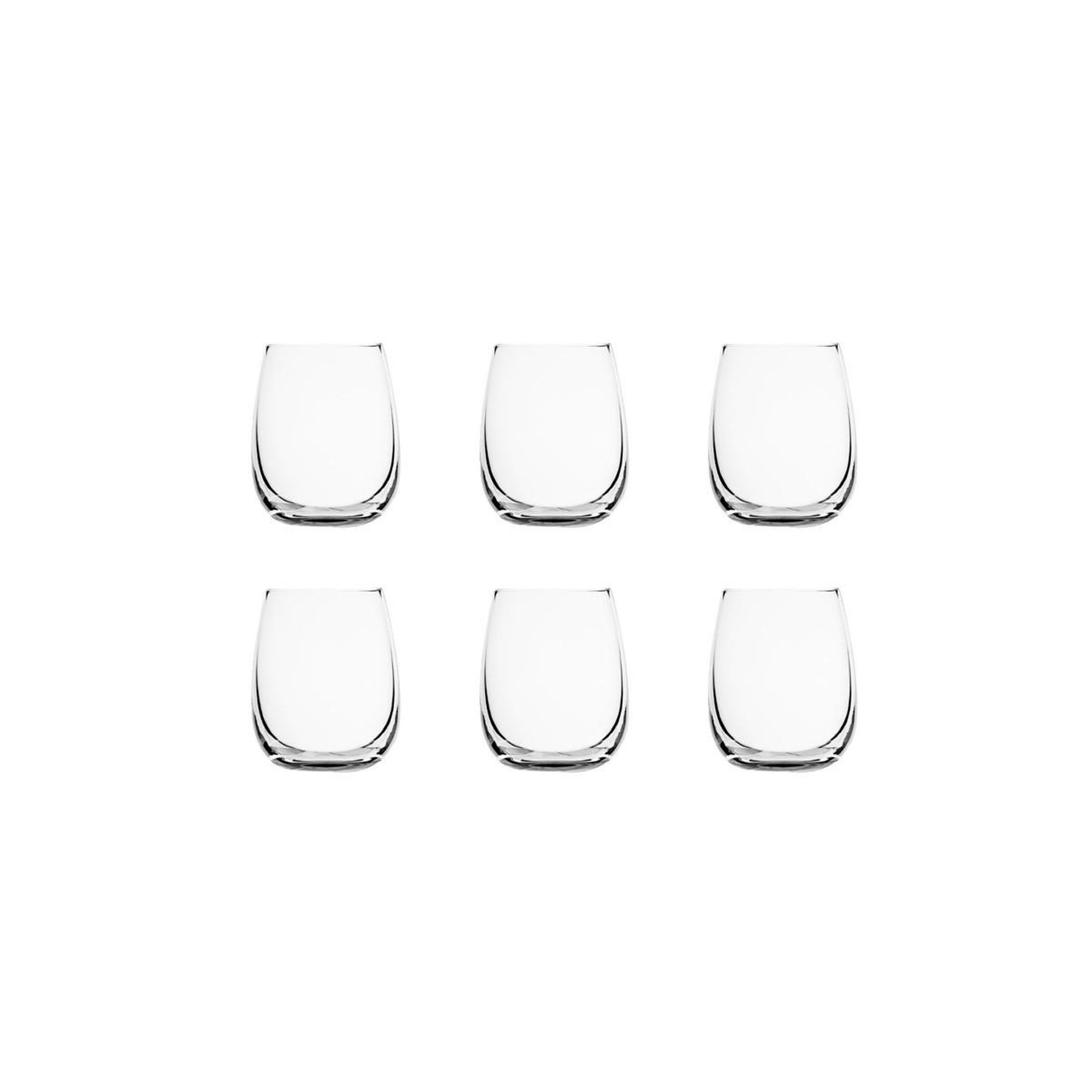 SECRET DE GOURMET Lot de 6 verrines en verre  trattoria  4cm transparent