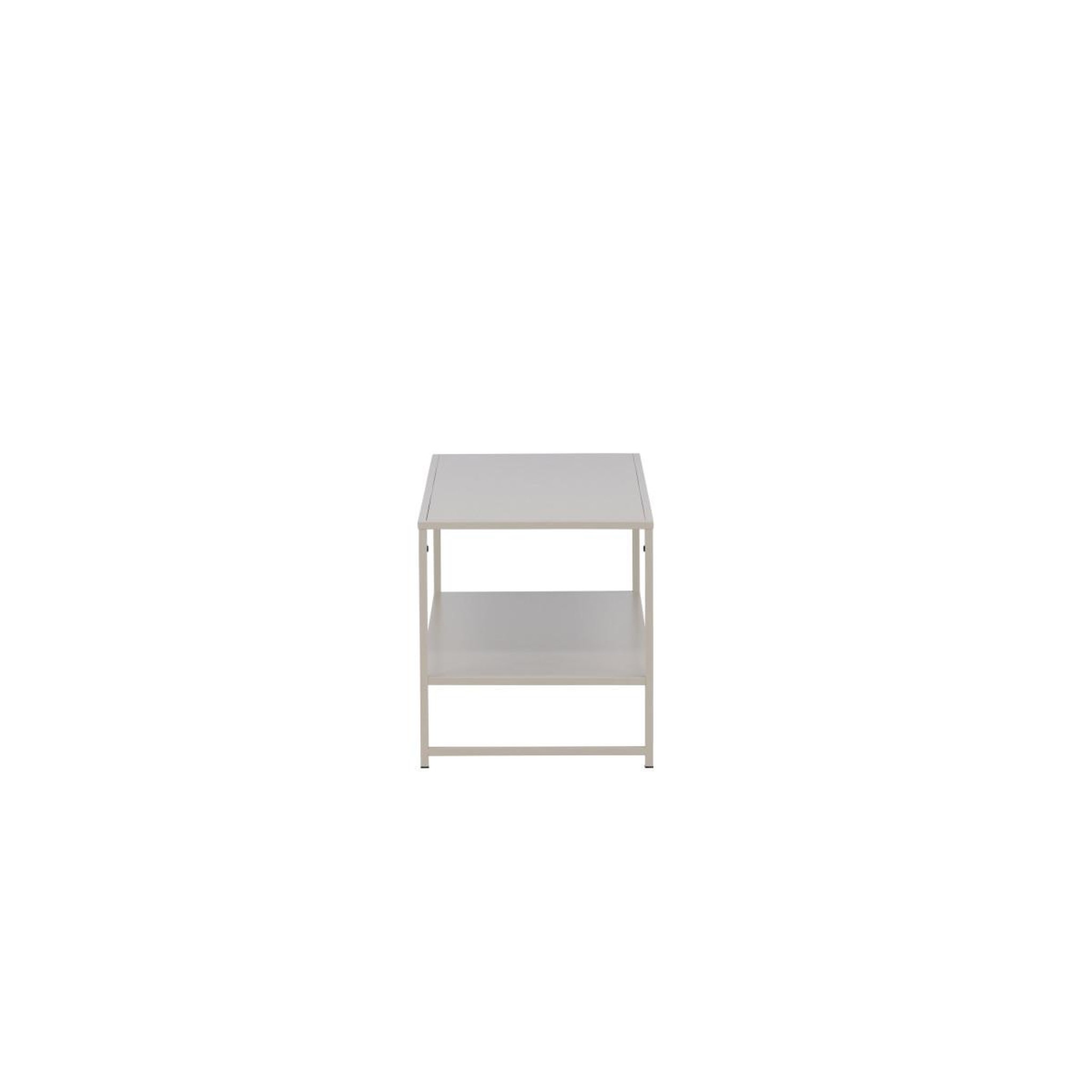Voir la diapositive 3 : Paris Prix Table basse avec étagère  staal  102cm beige