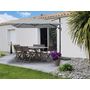 Voir la diapositive 2 : Habitat et Jardin Parasol jardin déporté en aluminium  Sky 4  - 3 x 4 m - Gris