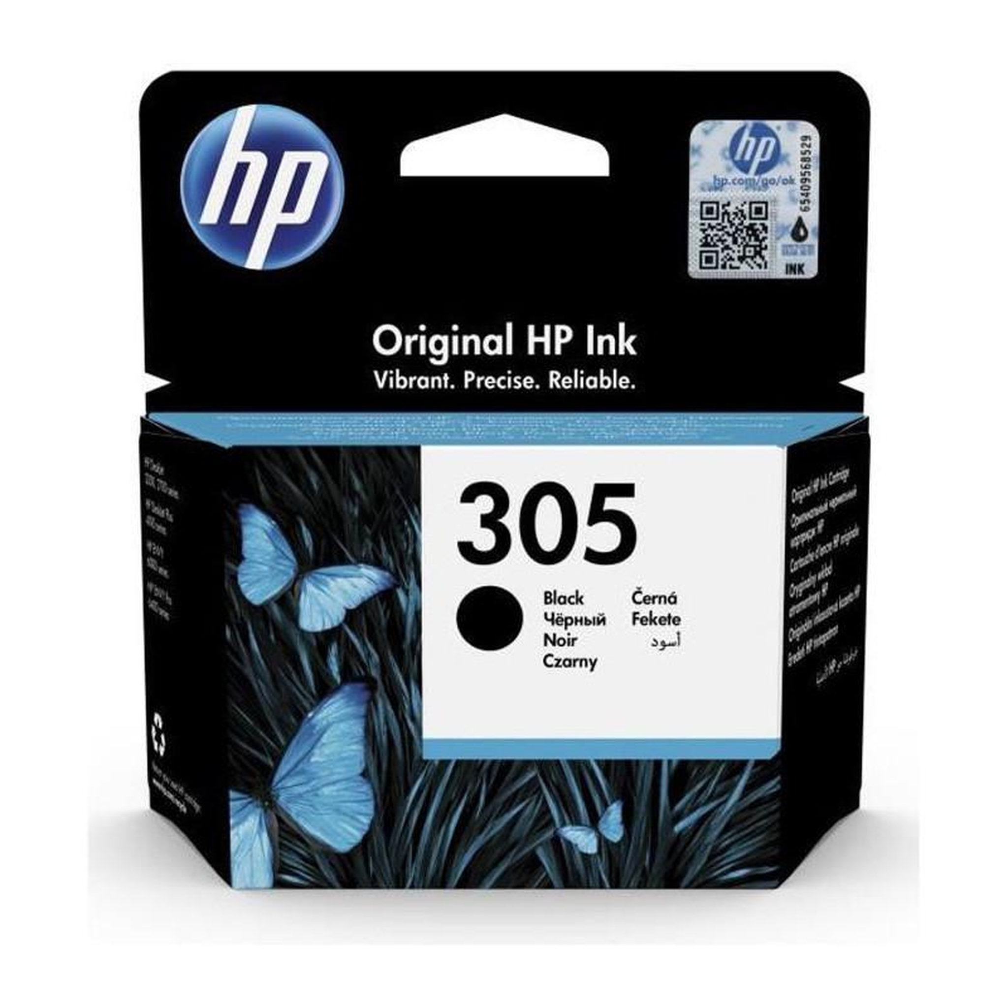 HP HP 305 Cartouche dencre noire authentique 3YM61AE pour HP DeskJet 2300/2710/2720/Plus4100, HP Envy 6000/Pro 6400
