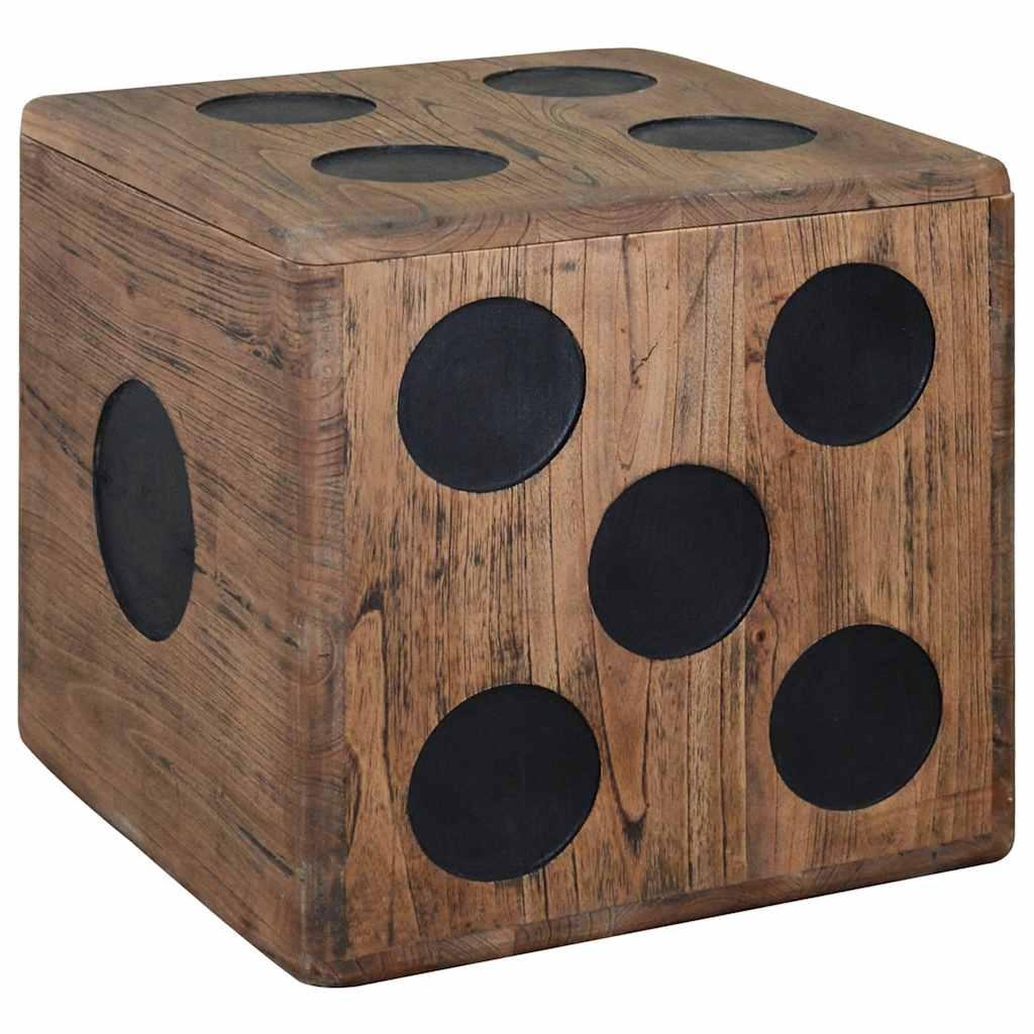 VIDAXL Boîte de rangement Bois Mindi 40x40x40 cm Design Des