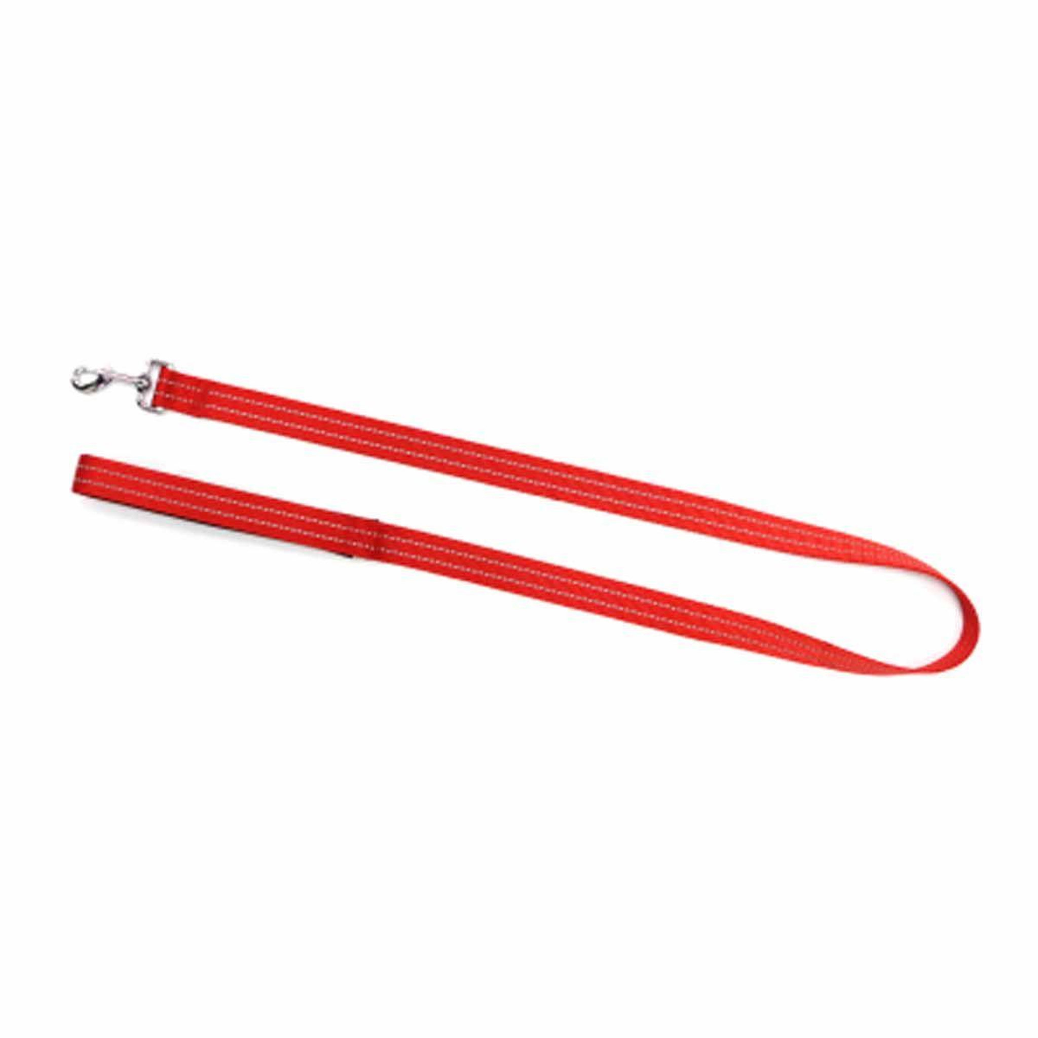 LOVE STORY Laisse pour chien  couture réfléchissante  120cm rouge