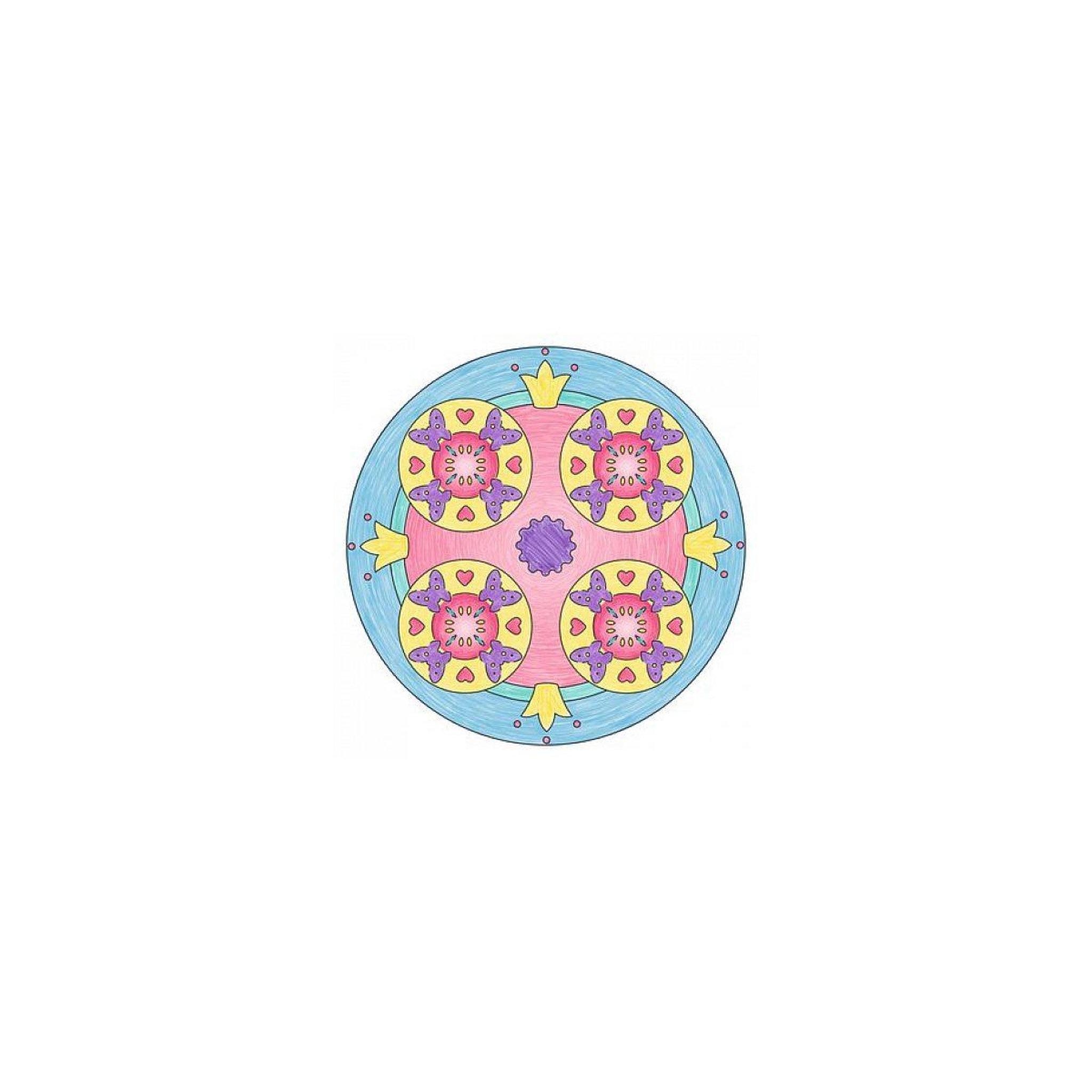 Voir la diapositive 2 : RAVENSBURGER Mandala - midi - unicorn
