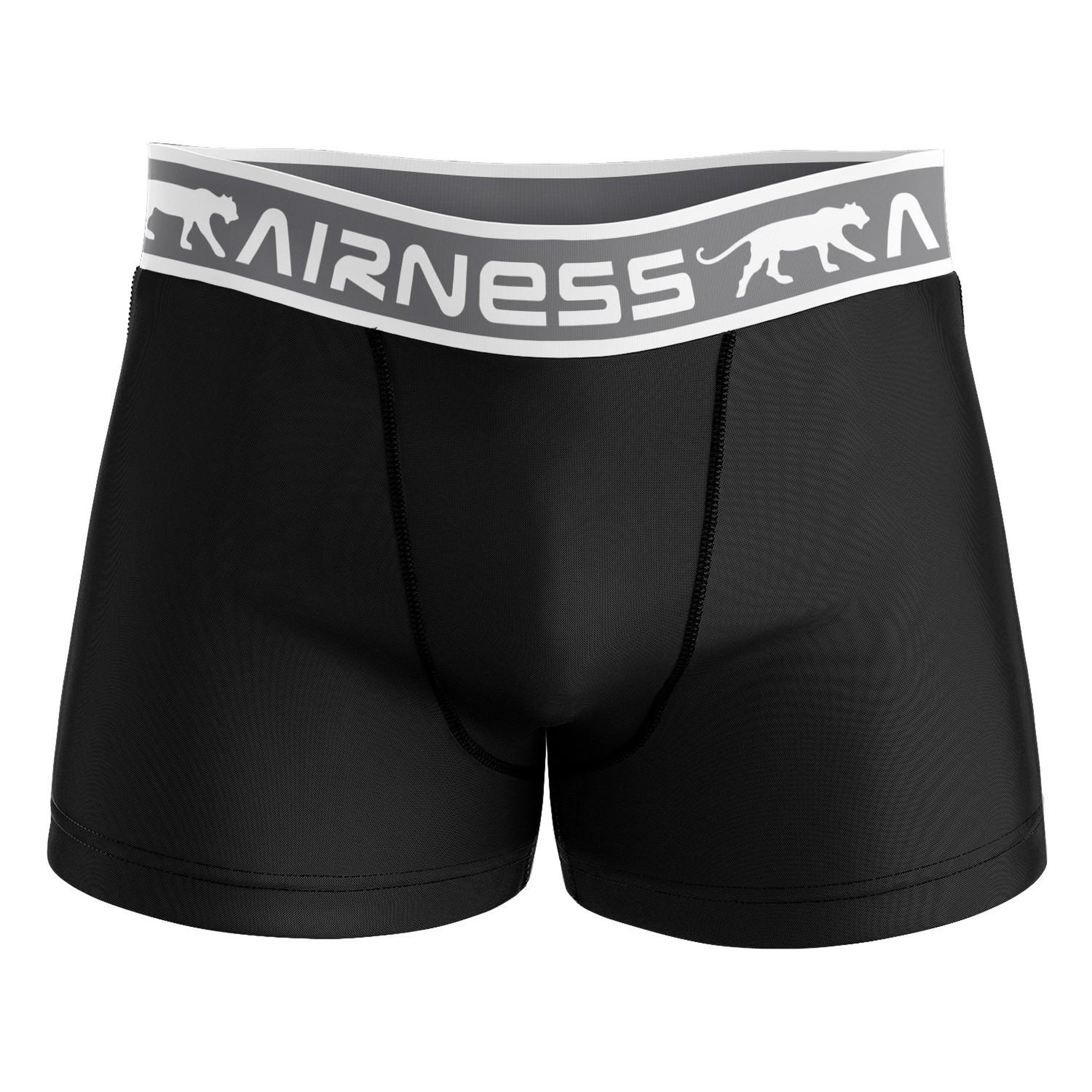 Voir la diapositive 5 : Airness AIRNESS Lot de 3 boxers homme en coton Starter