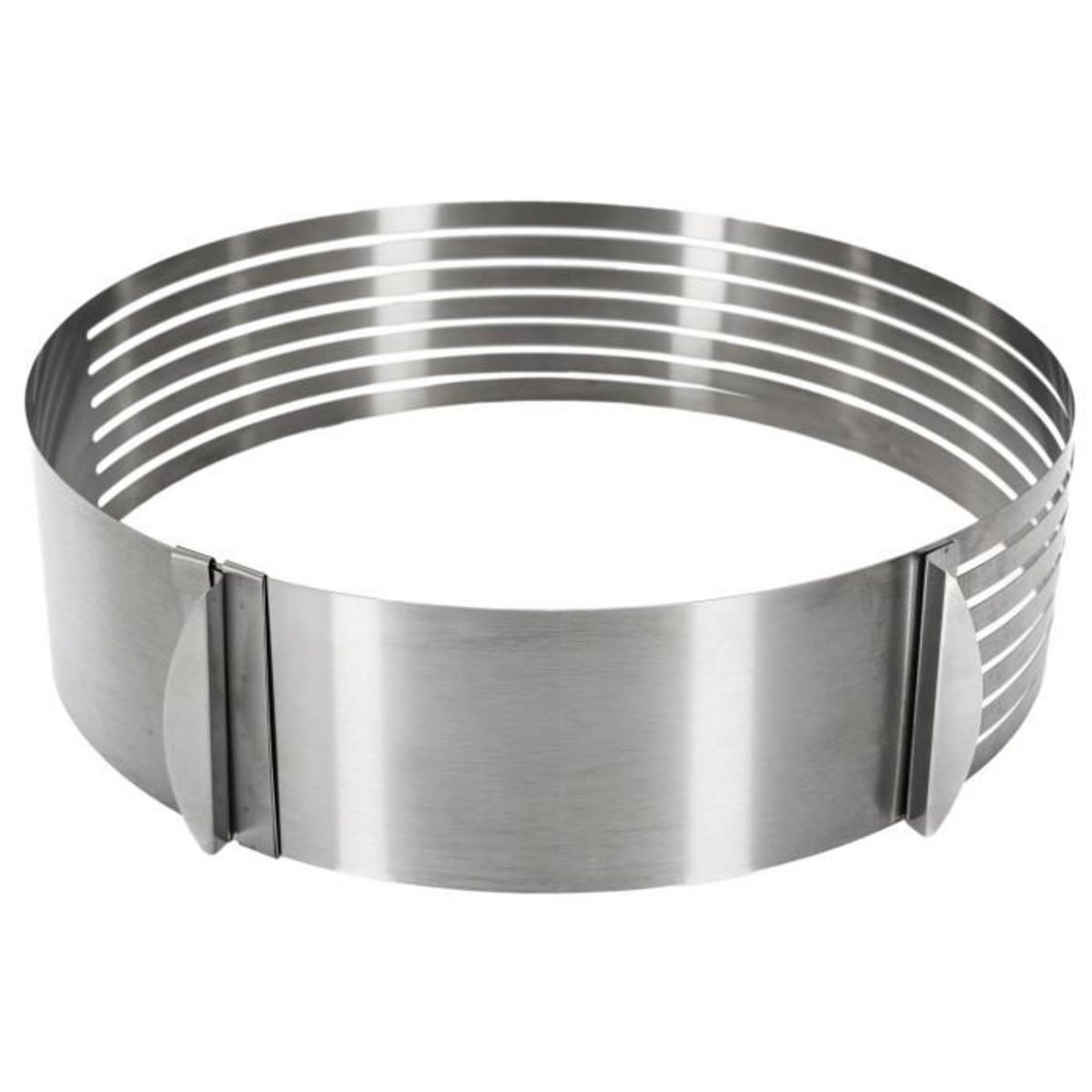 Paris Prix Cercle à Trancher Réglable  Génoise  24-30cm Argent